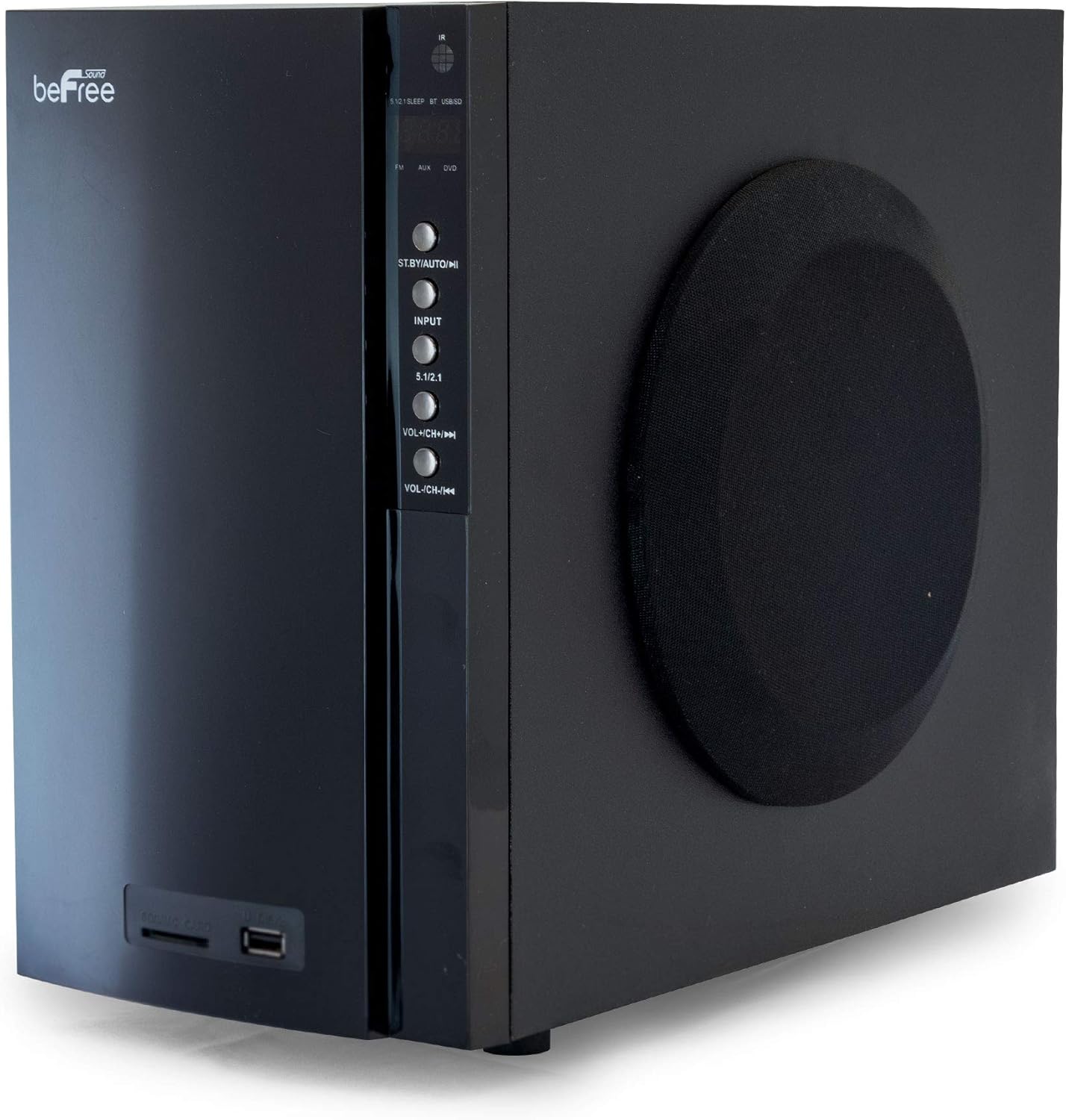 beFree Sound 5.1 Channel Bluetooth Surround Sound Speaker System in Black