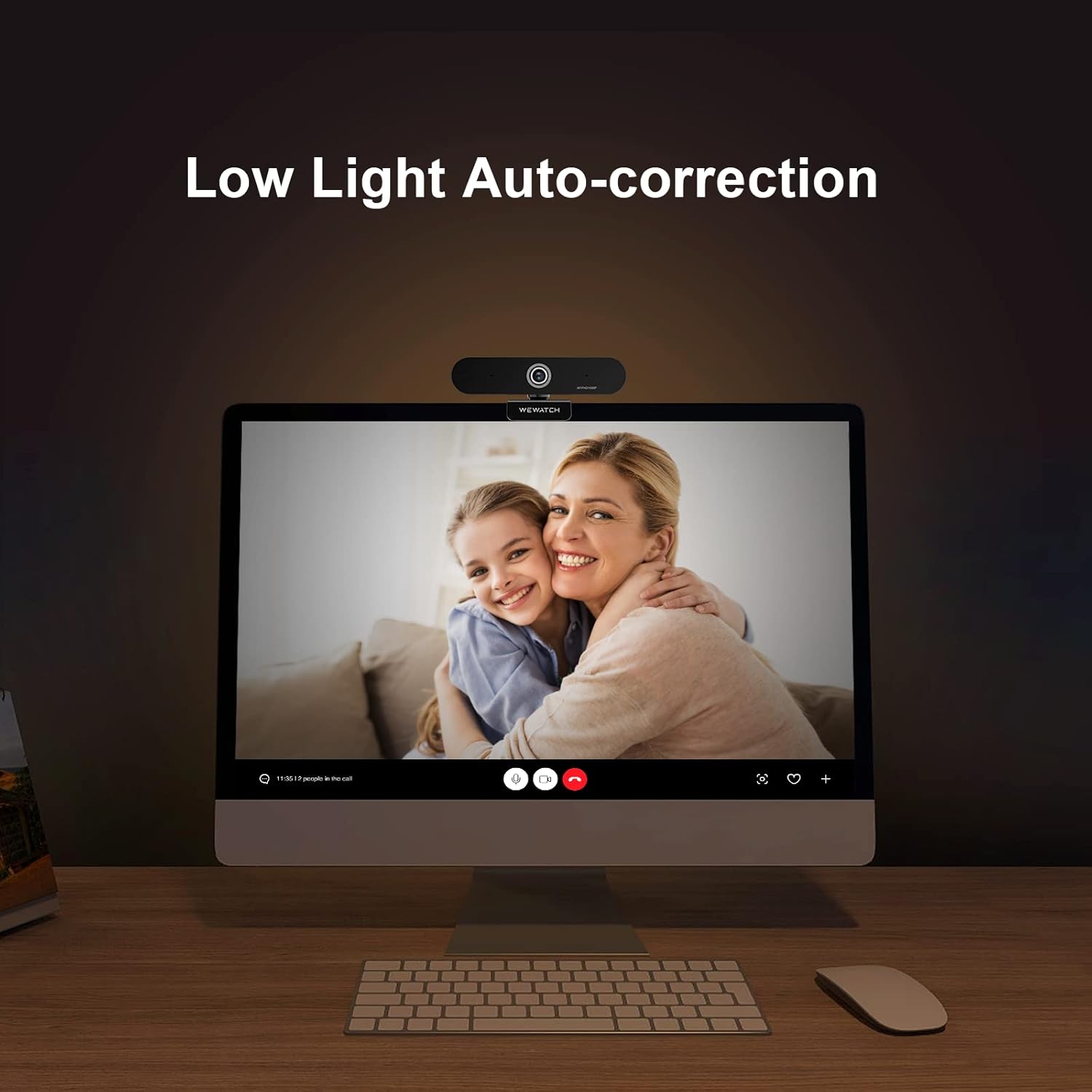 1080P Webcam, WEWATCH PCF2 Web Camera with 2 Microphone, Auto Focus Webcams, Plug & Play USB Webcam, Low Light Correction,Auto Exposure Control for Live Streaming/Video Conference, Zoom/Skype/FaceTime