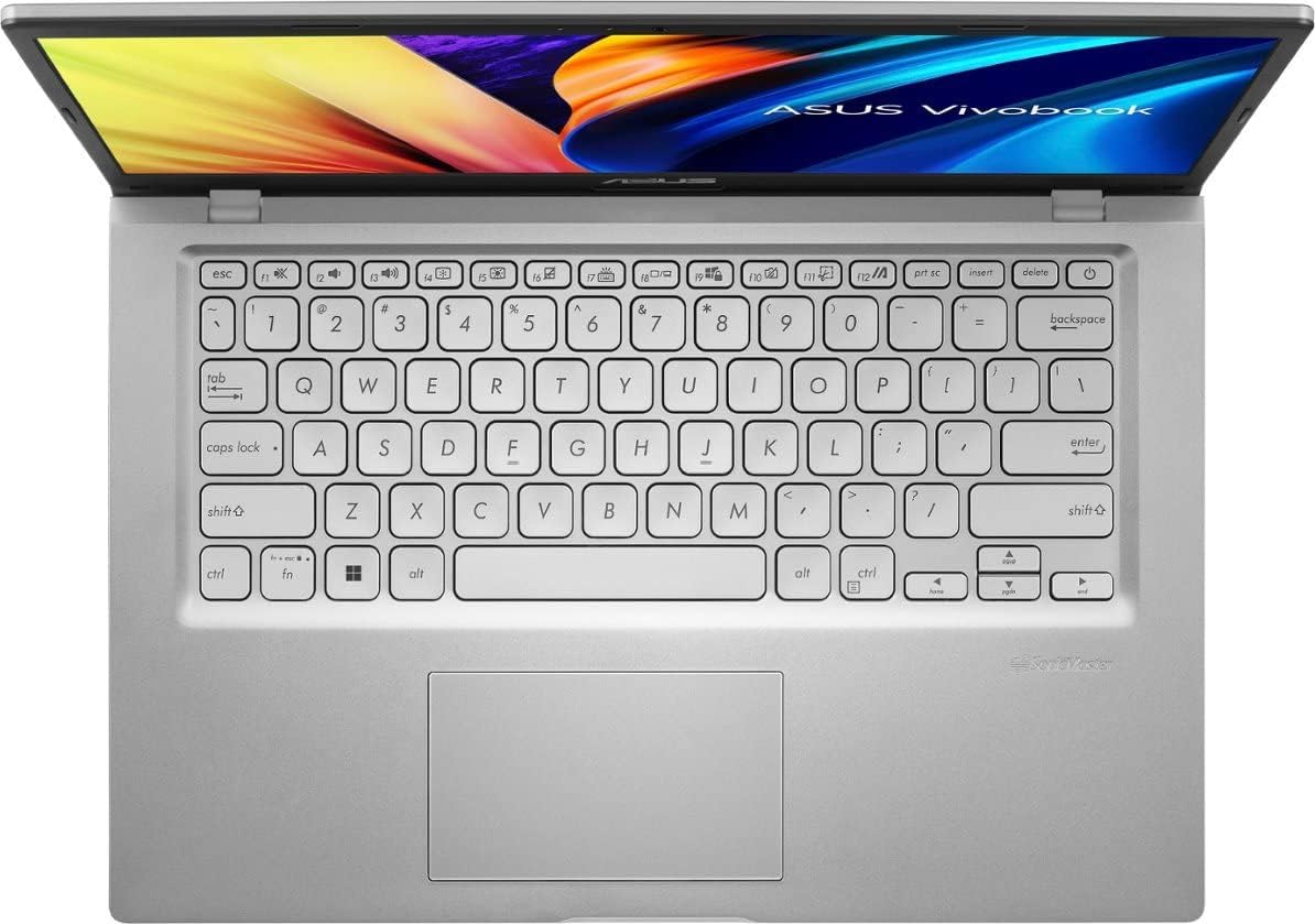 ASUS Vivobook 14" HD Touch Screen Laptop Computer, 11th Gen Intel Core i3-1115G4, 8GB Memory, 128GB SSD, Intel UHD Graphics, Windows 11 Home, Silver - X1400EA-I38128
