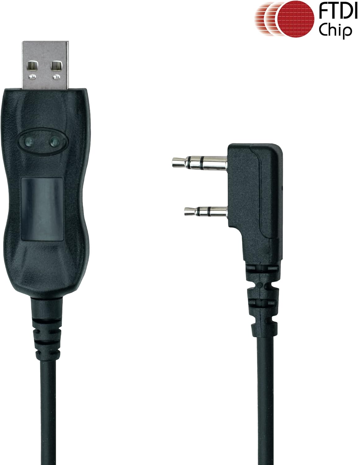 BTECH PC03 FTDI Genuine USB Programming Cable for BTECH, BaoFeng UV-5R BF-F8HP UV-82HP BF-888S, and Kenwood Radios