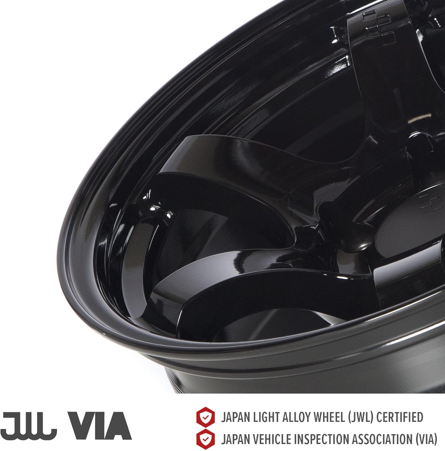 Steller 17 Inch Wheels Gloss Black 6x139.7 6x5.5 Bolt Pattern, 17x8.5, 10mm Offset, 106.1mm, 57DR-X Style Rims Compatible with 01-23 Tacoma, 02-23 4Runner, FJ Cruiser, GX470, GX460