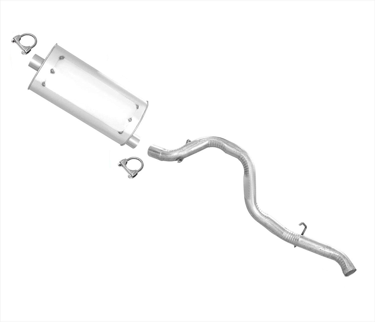 Made in USA New Exhaust Muffler System for Jeep Wrangler 2.5 & 4.0 1997-1999