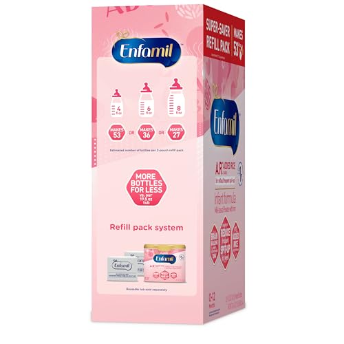 Enfamil A.R. Baby Formula, Added Rice Starch Formula to Reduce Reflux & Spit-Up, DHA for Brain Development, Probiotics to Support Digestive & Immune Health, Baby Milk, 30.4 Oz Box, 4 Count