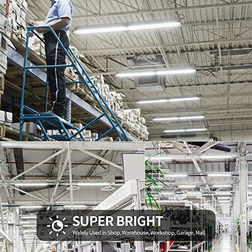 BETRAMLUX 8 Foot LED Bulbs,T8/T10/T12 8ft LED Tube Light,8ft Single Pin FA8 Base, 120W 13000LM, 6000K Cool White, 8 Foot Double Side V Shape(150W Replacement), Clear Cover