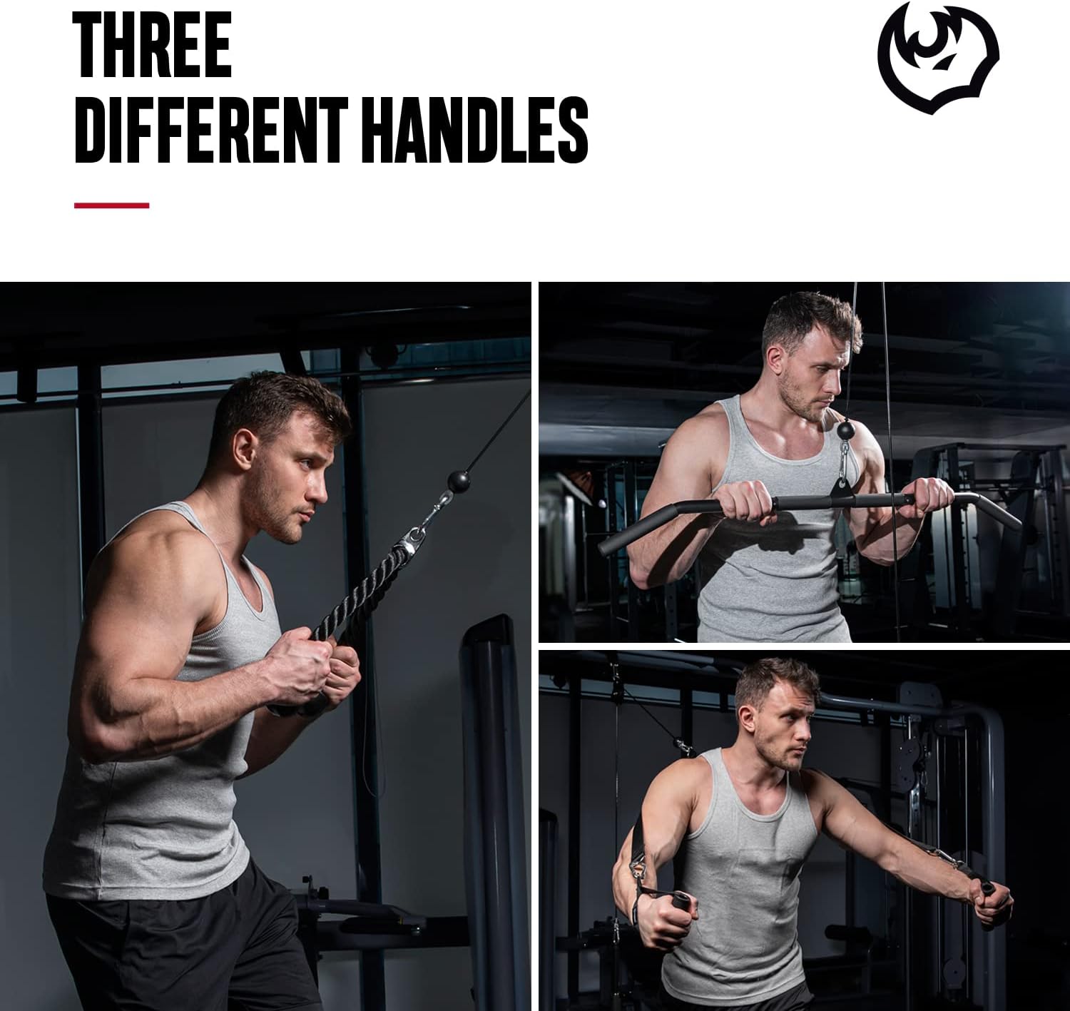 FitBeast Pulley System Gym, Cable Weight Pulley System for Gym LAT Pulldown, Biceps Curl Workout, Ideal Home Gym Equipment for Forearm, Shoulder, Strength Training