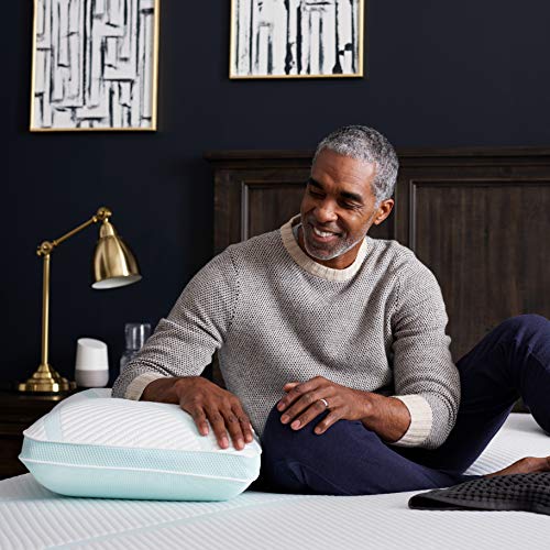 Tempur-Pedic TEMPUR-Adapt ProMid + Cooling-Queen Memory Foam Pillow, white