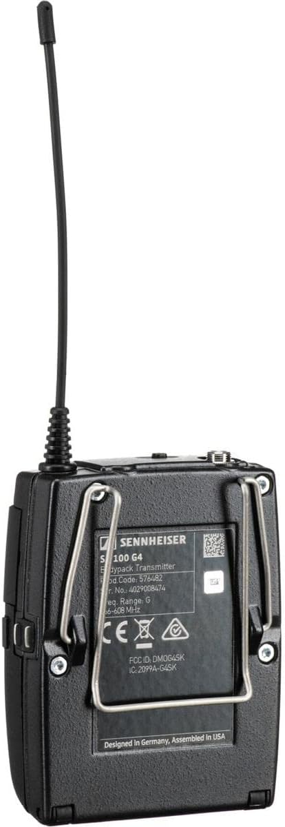 Sennheiser EW 112P G4 – G Omni-directional Wireless Lavalier Microphone System,Black