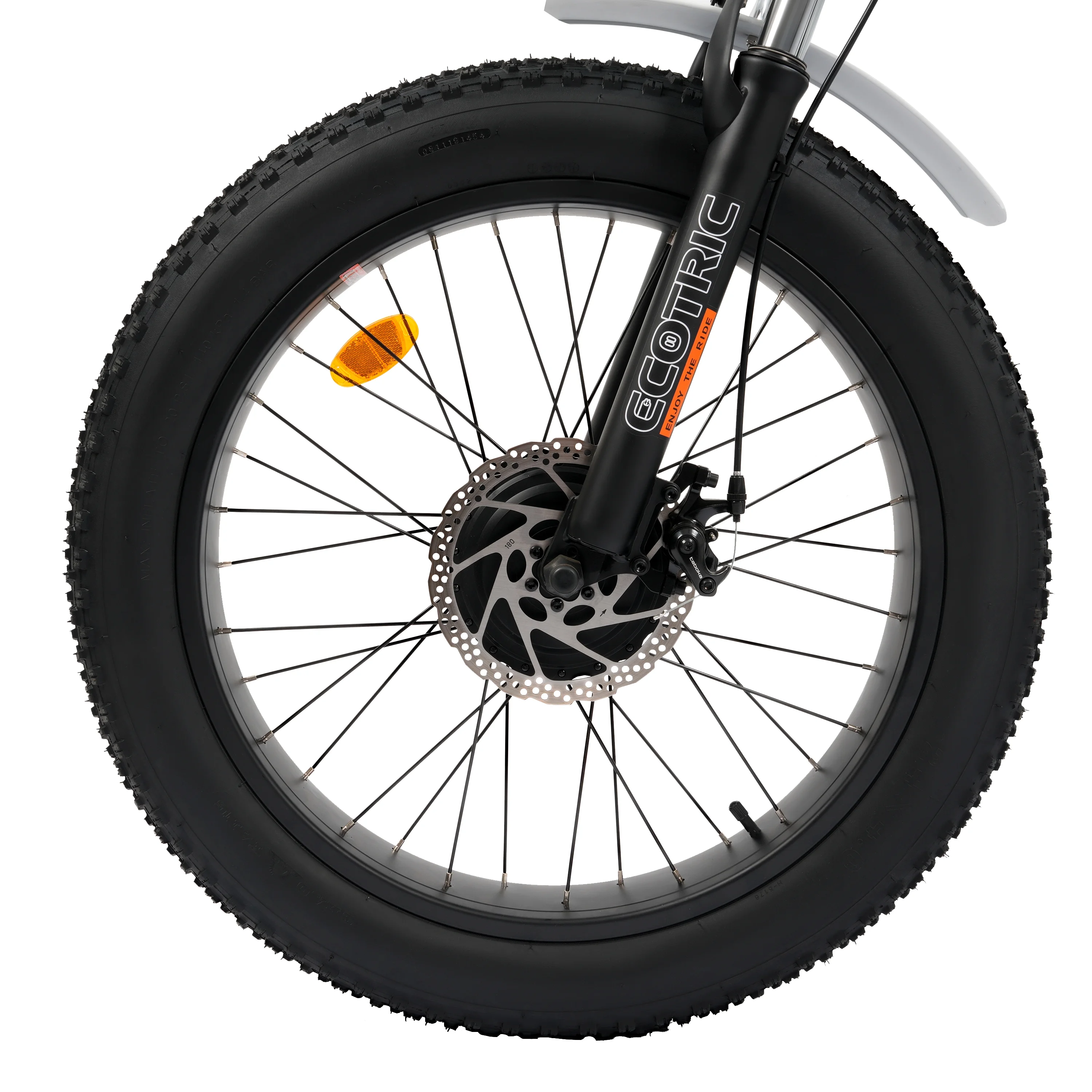 ECOTRIC Electric Tricycle Fat Tire for Adults with Basket, 750W 48V Battery, 3 Wheel Step-Thru E-trike White