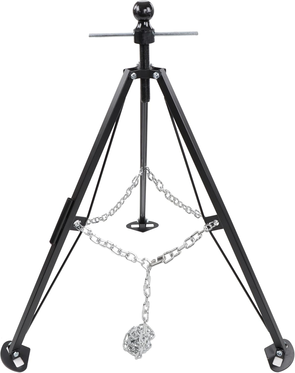 Dumble Gooseneck RV Stabilizer Tripod - 2-5/16in Ball Joint 7500lb Cap 5th Wheel Tripod Stabilizer Adjustable Jack