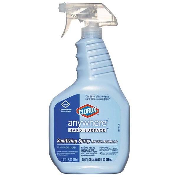 Clorox Clo 01698 32 oz Anywhere Hard Surface Sanitizing Spray Bottle