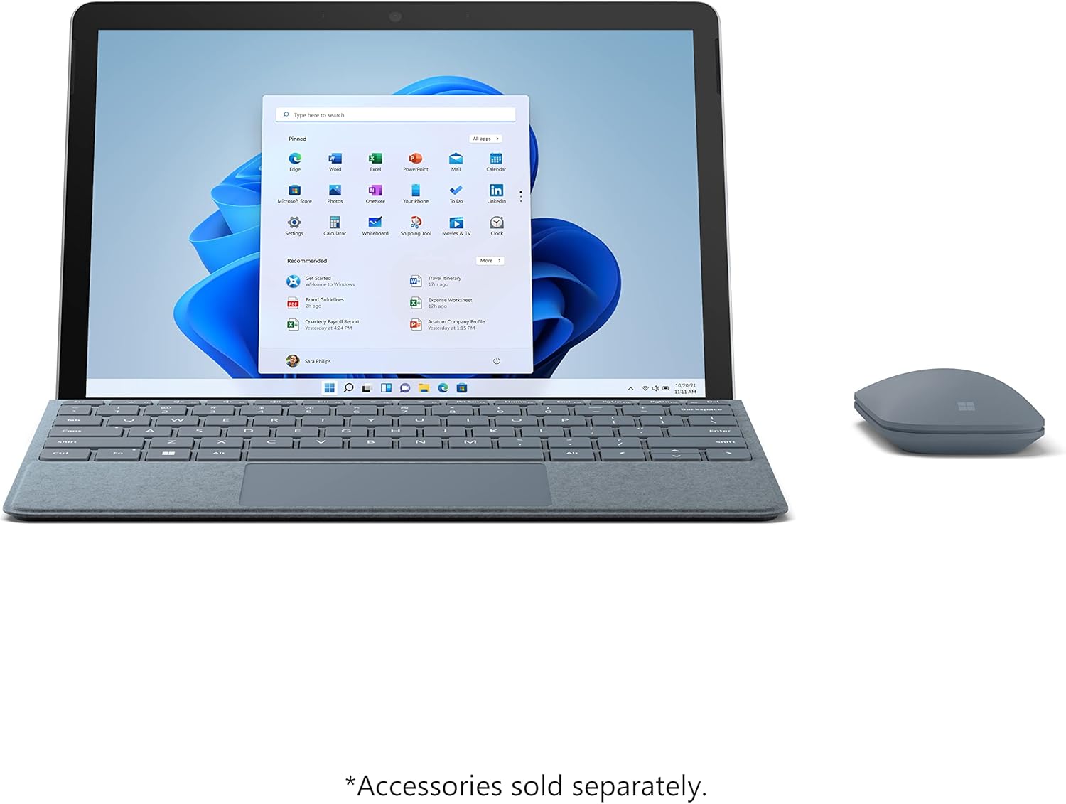 Microsoft Surface Go 2 - 10.5" Touch-Screen - Intel Pentium - 4GB Memory - 64GB - Wifi - Platinum