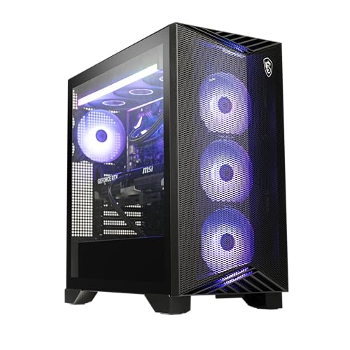 MSI Aegis Z2 Gaming Desktop (2024): AMD Ryzen R7-7700, Geforce RTX 4060, 16GB DDR5, 1TB m.2 SSD, 80+ Gold PSU, WiFi, Keyboard & Mouse, DIY Friendly, Windows 11 Home: C7NUC-817US