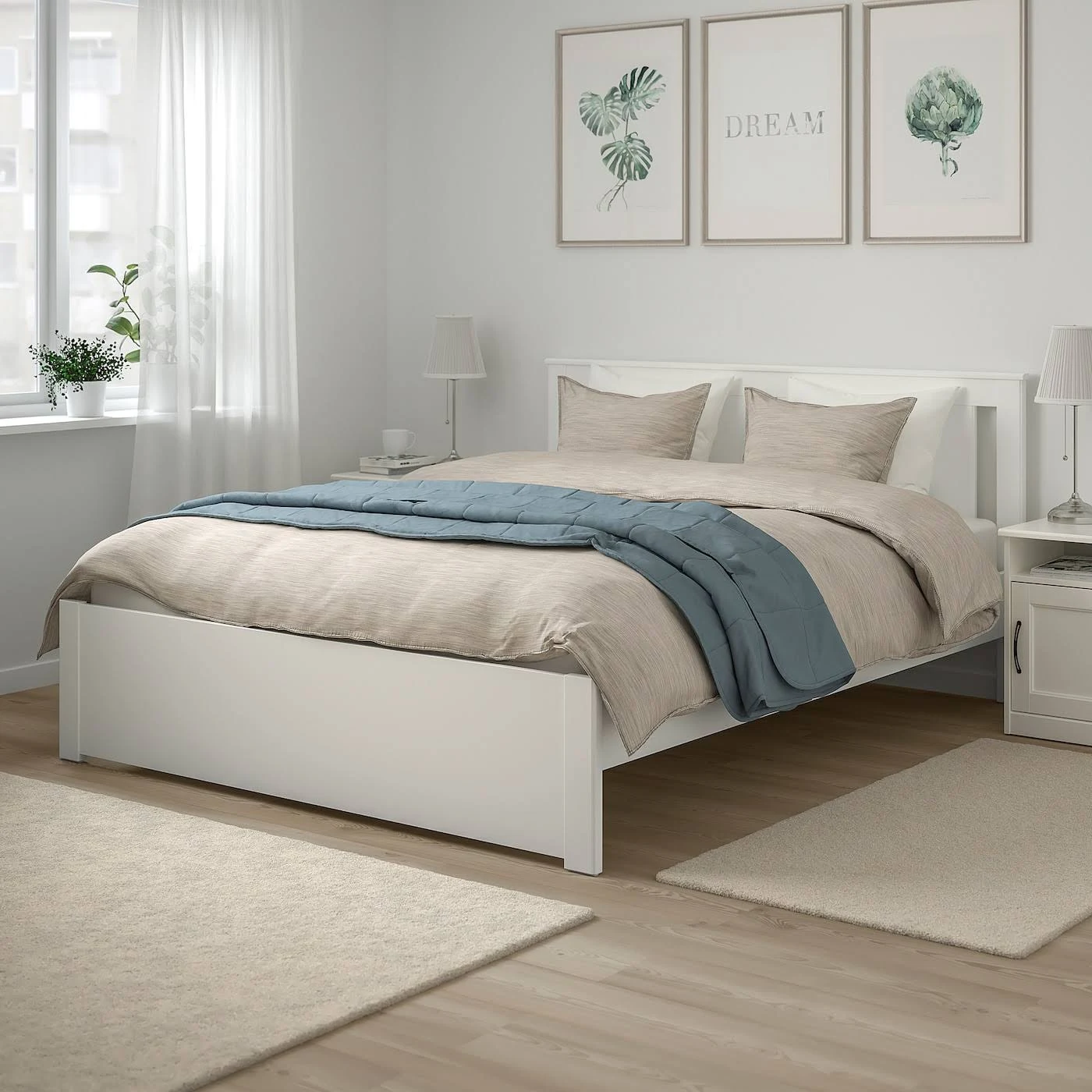 IKEA - SONGESAND Bed Frame, White, Full/Double