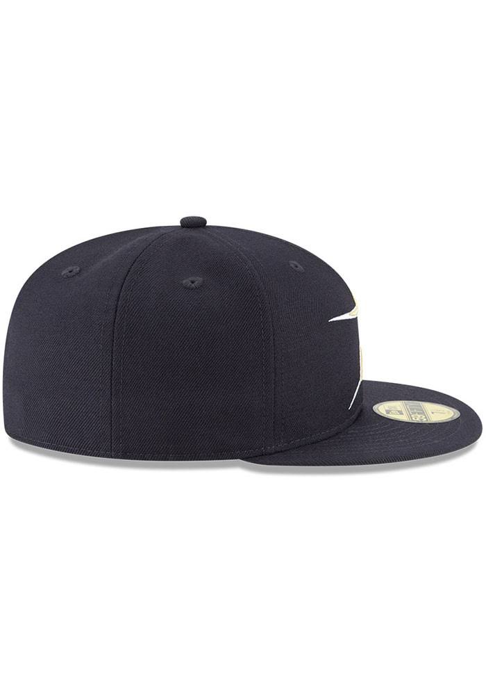 Houston Astros Fitted New Era 59FIFTY Wool Cooperstown Navy Hat Cap 7 5/8