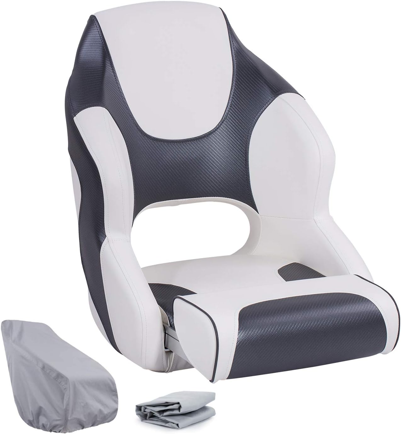NORTHCAPTAIN Premium Sport Flip Up Boat Seat Captain Bucket Seat