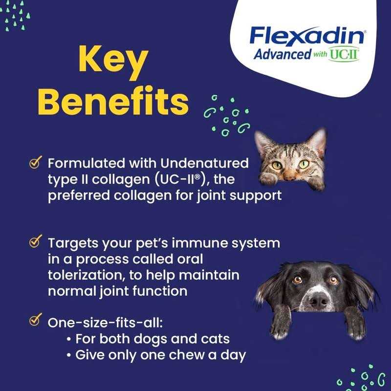 Flexadin Advanced Chews with UC-II for Dogs &amp; Cats - Pet Supplies online store