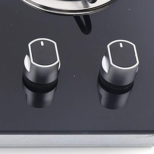 Drop-In Rv Stove Propane, 2 Burner Built-In RV Cooktop Stove,Tempered Glass Stainless Steel Boat RV Caravan Kitchen Stove Gas Hob Cooktop Cook for Household RV Picnics