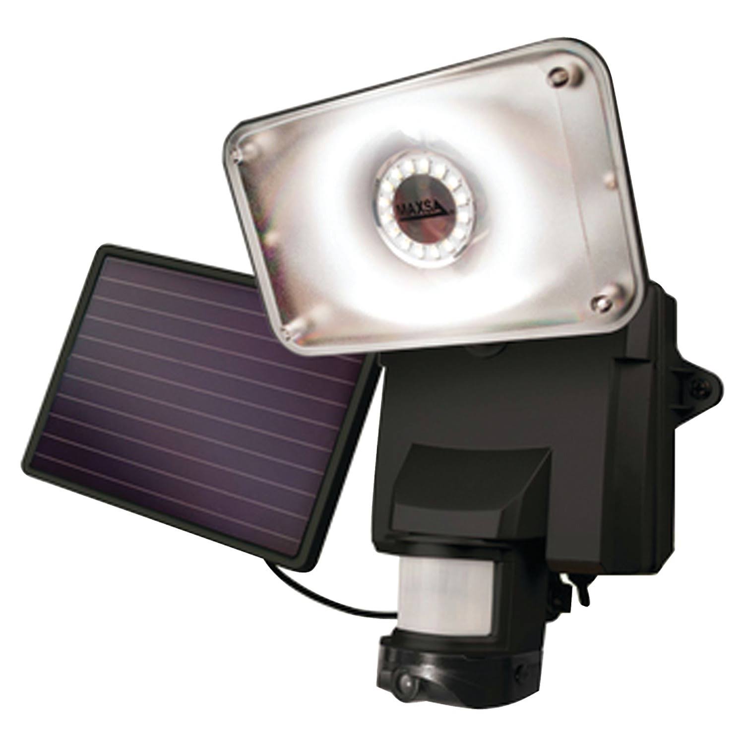 Maxsa Innovations Solar Powered Security Video Camera Floodlight