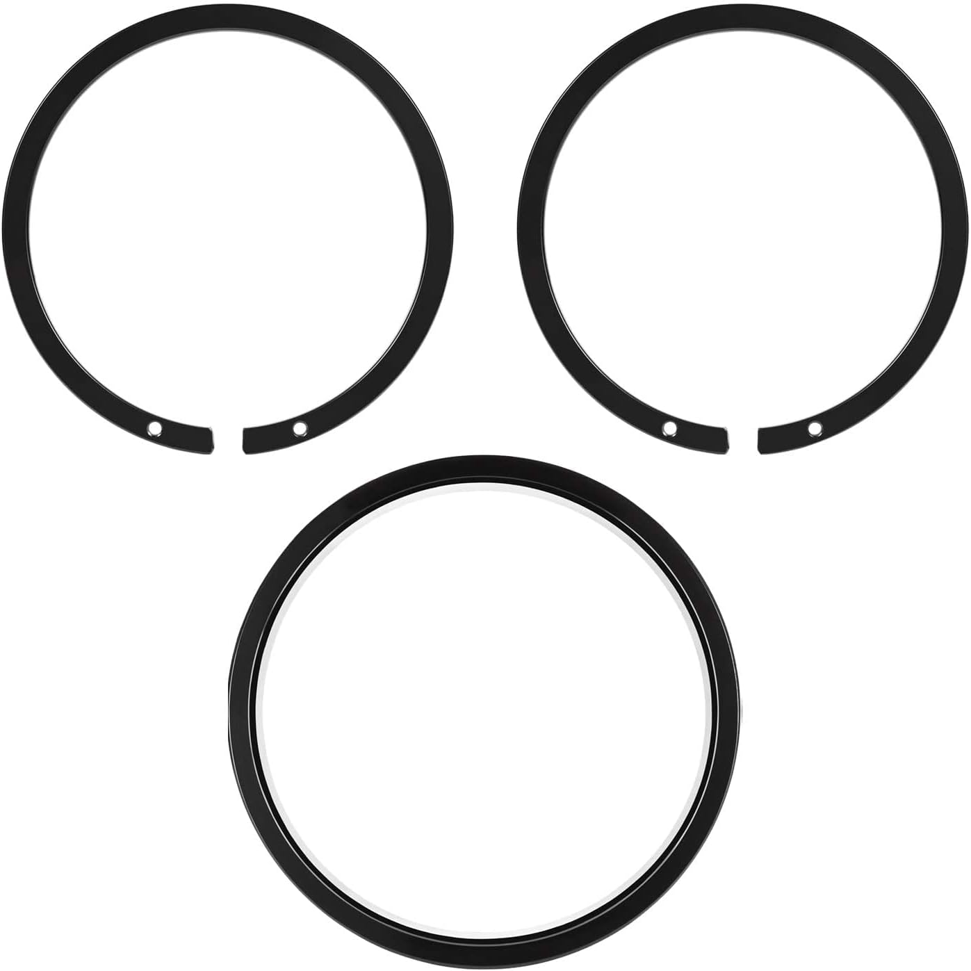 ROUTEKING 7040 Piston Ring Compressor Tool for Cummins ISX/QSX 15, Caterpillar 3400, C-15 with 5.4" bore, Alternative to PT-7040 5299448 5299447 5299339, with Anti-Polishing Ring Adapter (4 PCS)