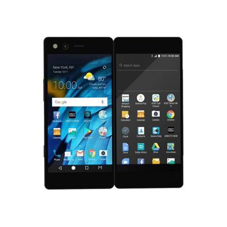 New Axon M Z999 64GB GSM Unlocked 4G LTE 5.2 inch Dual Fold Screen 4GB Ram 20MP Camera Smartphone - Carbon Black