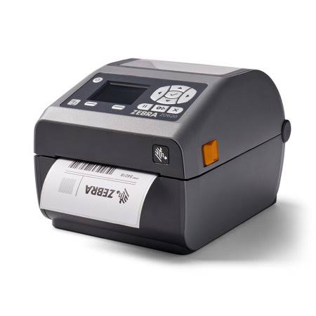 Zebra ZD620d Direct Thermal Desktop Printer with LCD Screen 203dpi Print Width 4 in Ethernet Serial USB, Gray