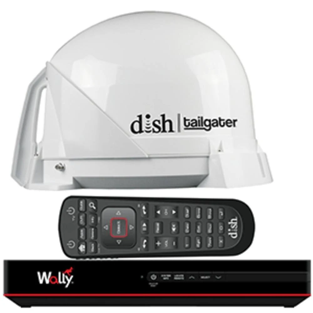 King Dish Vq4450 Tailgater Bundle - Portable Satellite TV Antenna