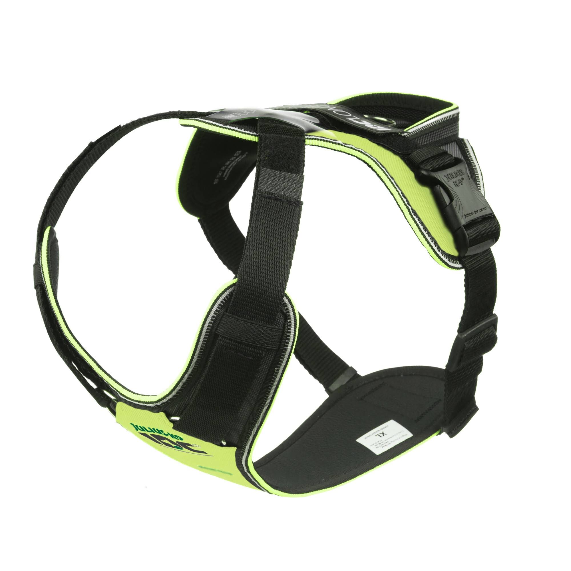 Julius-K9 IDC Longwalk Reflective Dog Walking Harness for Large Dogs, Size XL