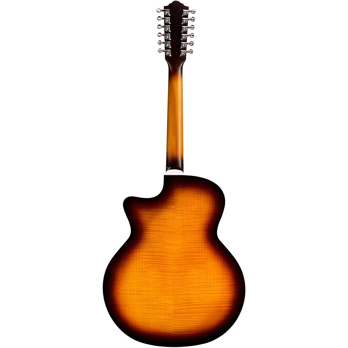 Guild F-2512CE Deluxe 12-String Cutaway Jumbo Acoustic-Electric Guitar Antique Burst