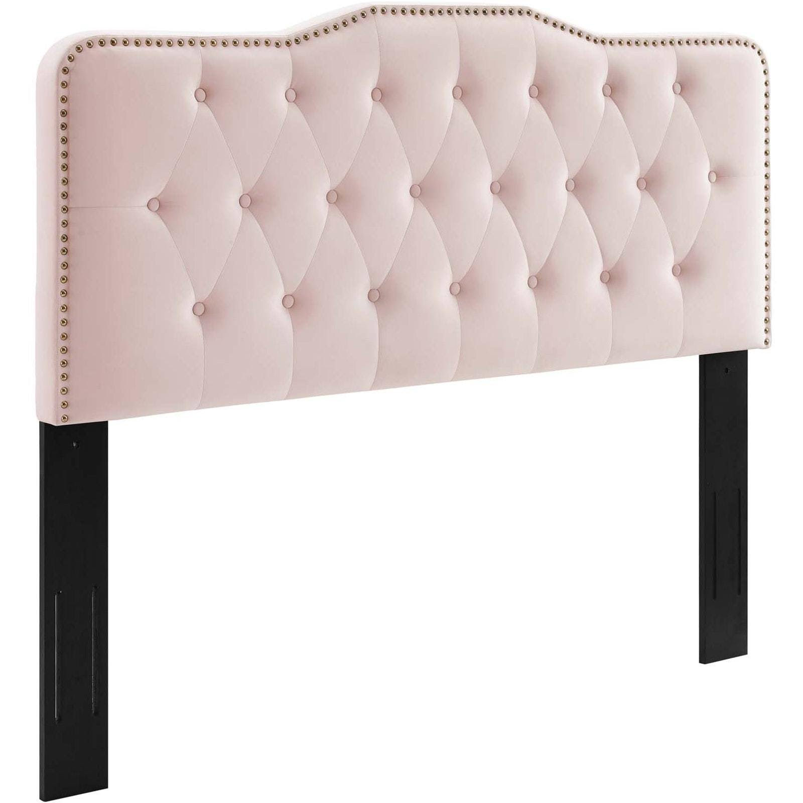 Sophia Tufted Performance Velvet King/California King Headboard - Pink