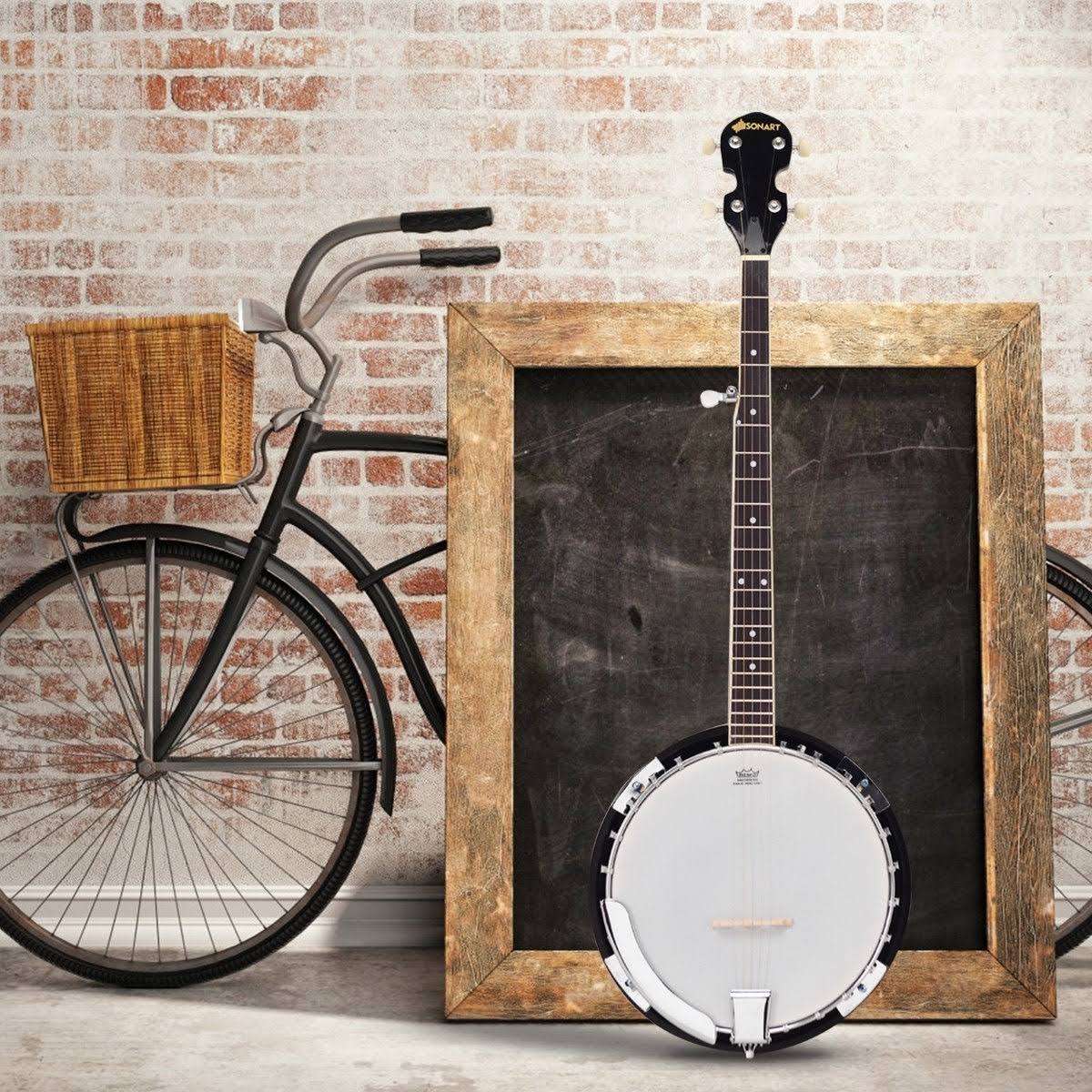 Sonart 5 String Geared Tunable Banjo with Case