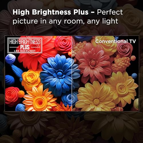 TCL Class Q65 QLED 4K Smart TV with Fire TV (55Q651F, 2024 Model), Dolby Vision, HDR PRO+, Dolby Atmos, Alexa Built-in with Voice Remote, Apple AirPlay 2 Compatibility, Streaming Television