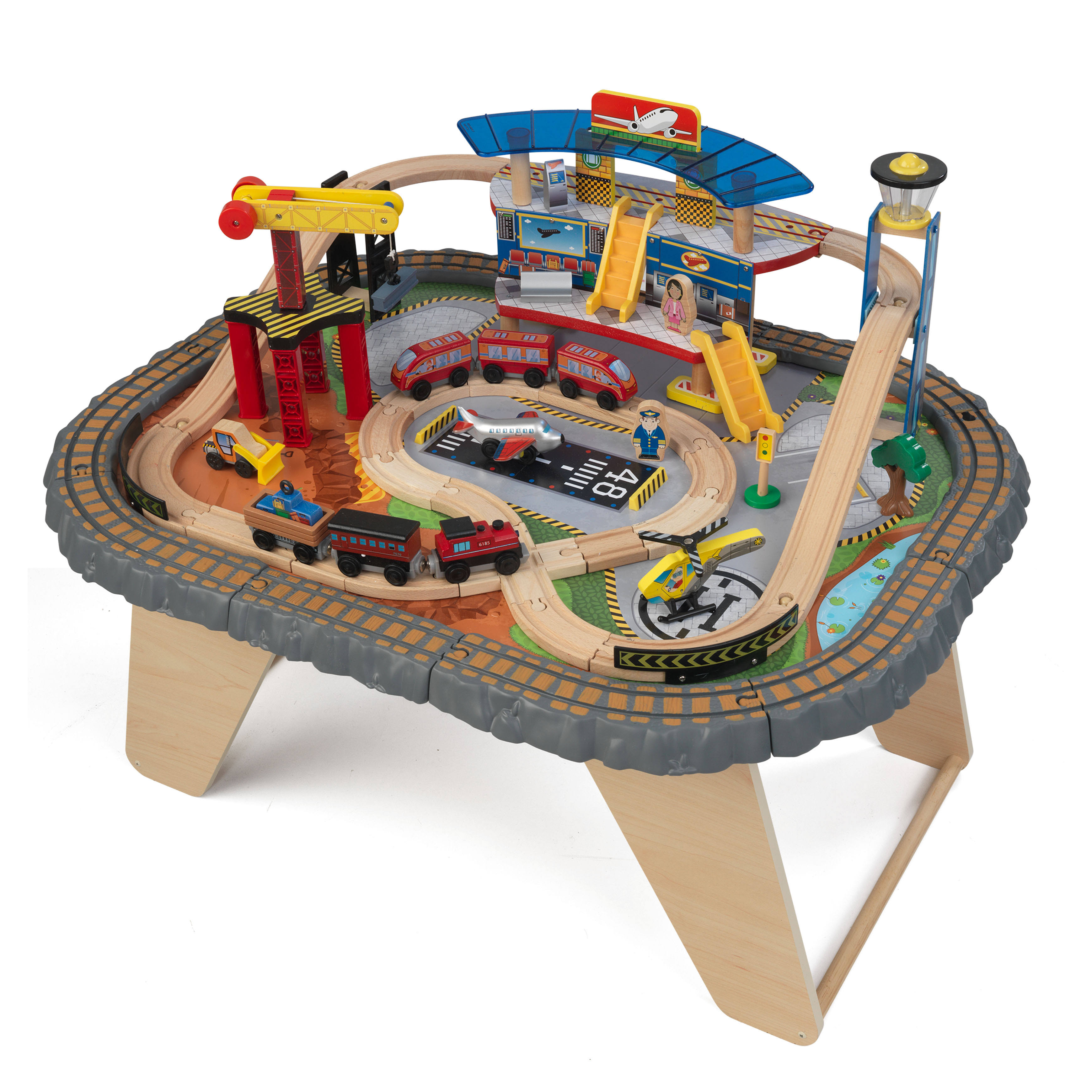 Kidkraft Transportation Station Train Set u0026 Table