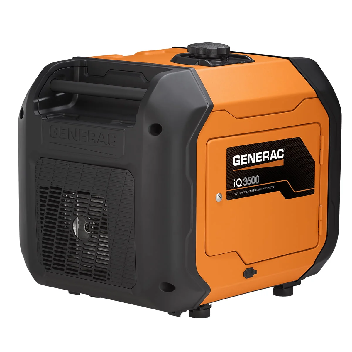 Generac IQ3500 3,500-Watt Ultra-Quiet Electric Start Portable Inverter Generator with PowerRush™ Advanced Technology, 50 State/CSA
