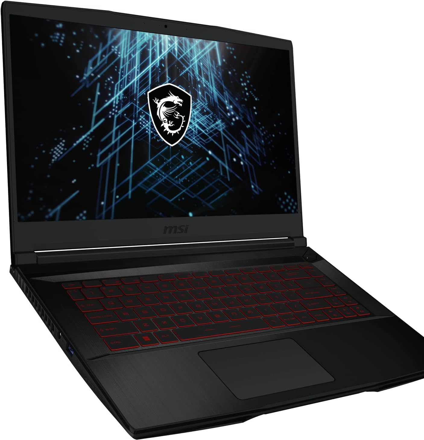 MSI 2022 GF63 15.6" Thin FHD 144Hz Gaming Laptop (Intel i5-11400H, 32GB RAM, 1TB PCle SSD, Geforce RTX 3050 4GB), 6-Core (Beat i7-10750H), Backlit, Webcam, IST Cable, Windows 11 Home