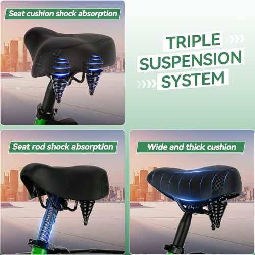 Vivi T01 20" x2.6 Fat Tire Electric Tricycle for Adults, 750W Peak 20'' Folding 3 Wheels Electric Bike, 95% Pre-Assembled, Speed Differential, 15.5MPH Eletric Trike with Bracket