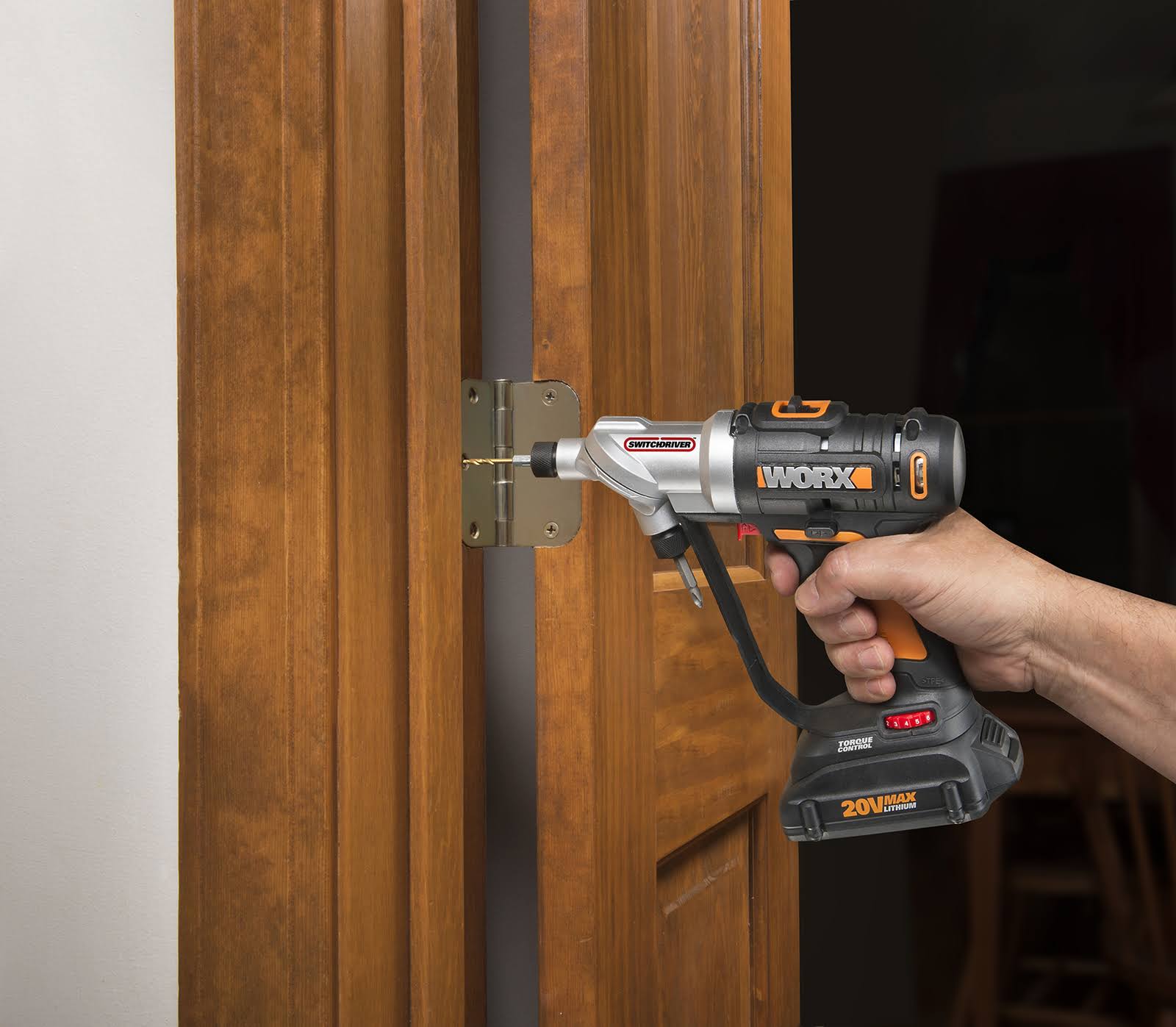 Worx WX176L.1 - 20-Volt Switchdriver Cordless 1/4 in. Drill and Driver with 67-Piece Accessory Kit