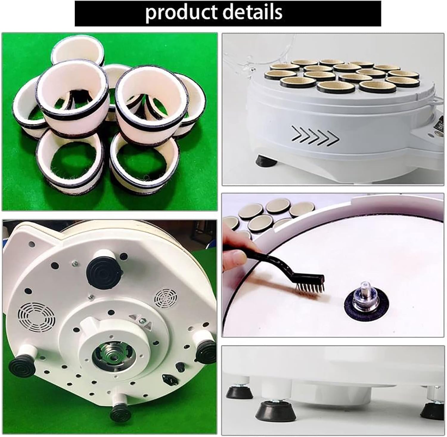 Pool Ball Polisher, Billiard Ball Cleaning Machine, 2 in 1 Cleaning Machine, Pool Ball Cleaner 16/22 Billiard Balls Automatic Cleaning Machine