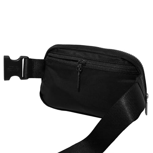 Lululemon Athletica Everywhere Belt Bag, Black, 7.5 x 5 x 2 inches