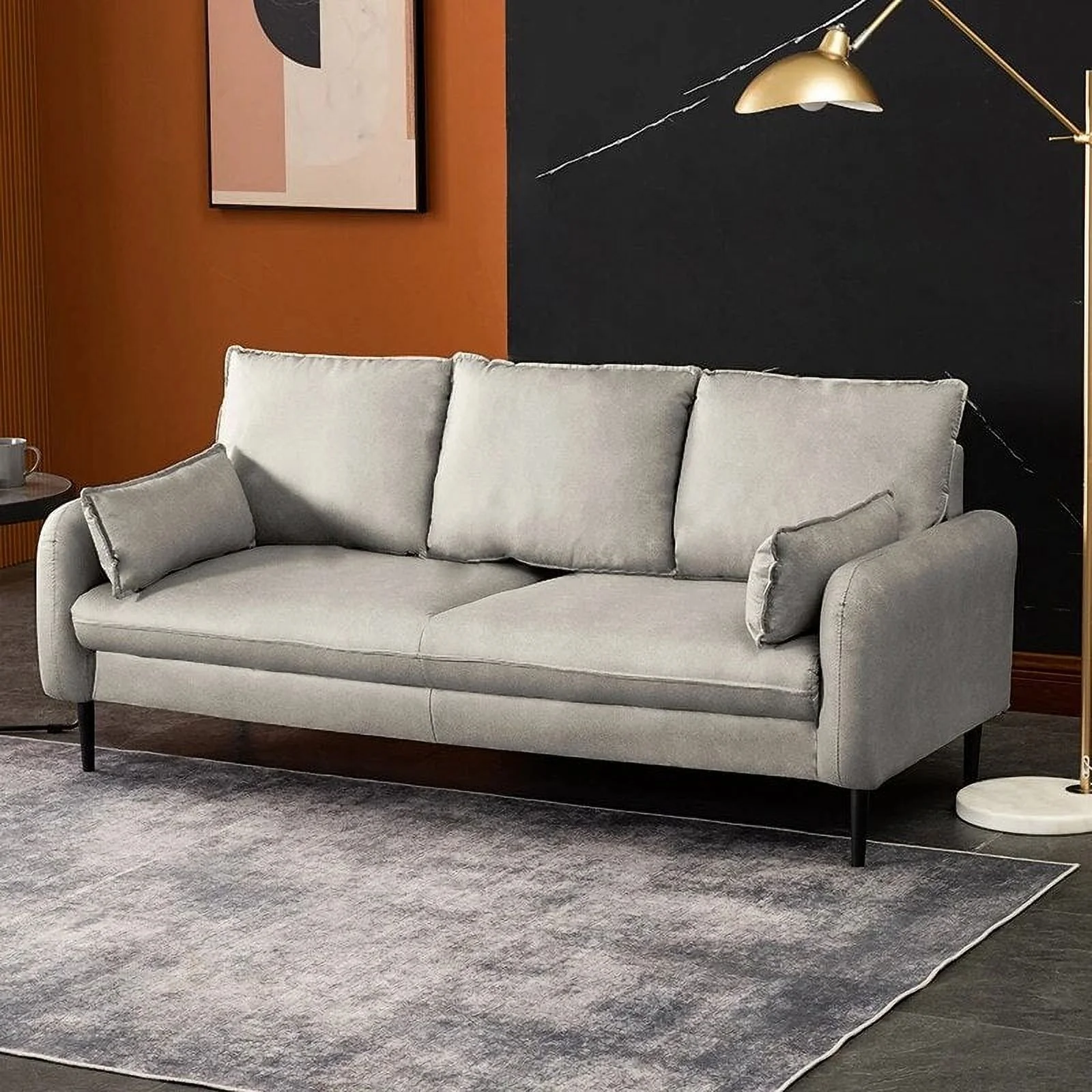 Nordic Chairs Sofa Couch Lounge Bedroom Sofa Lazy Modern Sofas Modernos Para Sala Furniture Living Room Sofa Set LQQ30XP