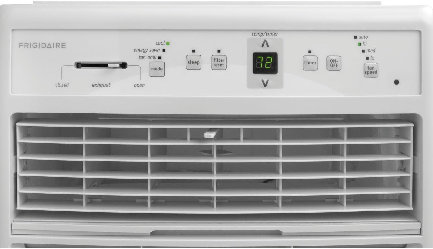 FRIGIDAIRE FFRS1022R1 10000 BTU 115-volt Slider/Casement Room Full-Function Remote Control Window Air Conditioner, 10,000, White