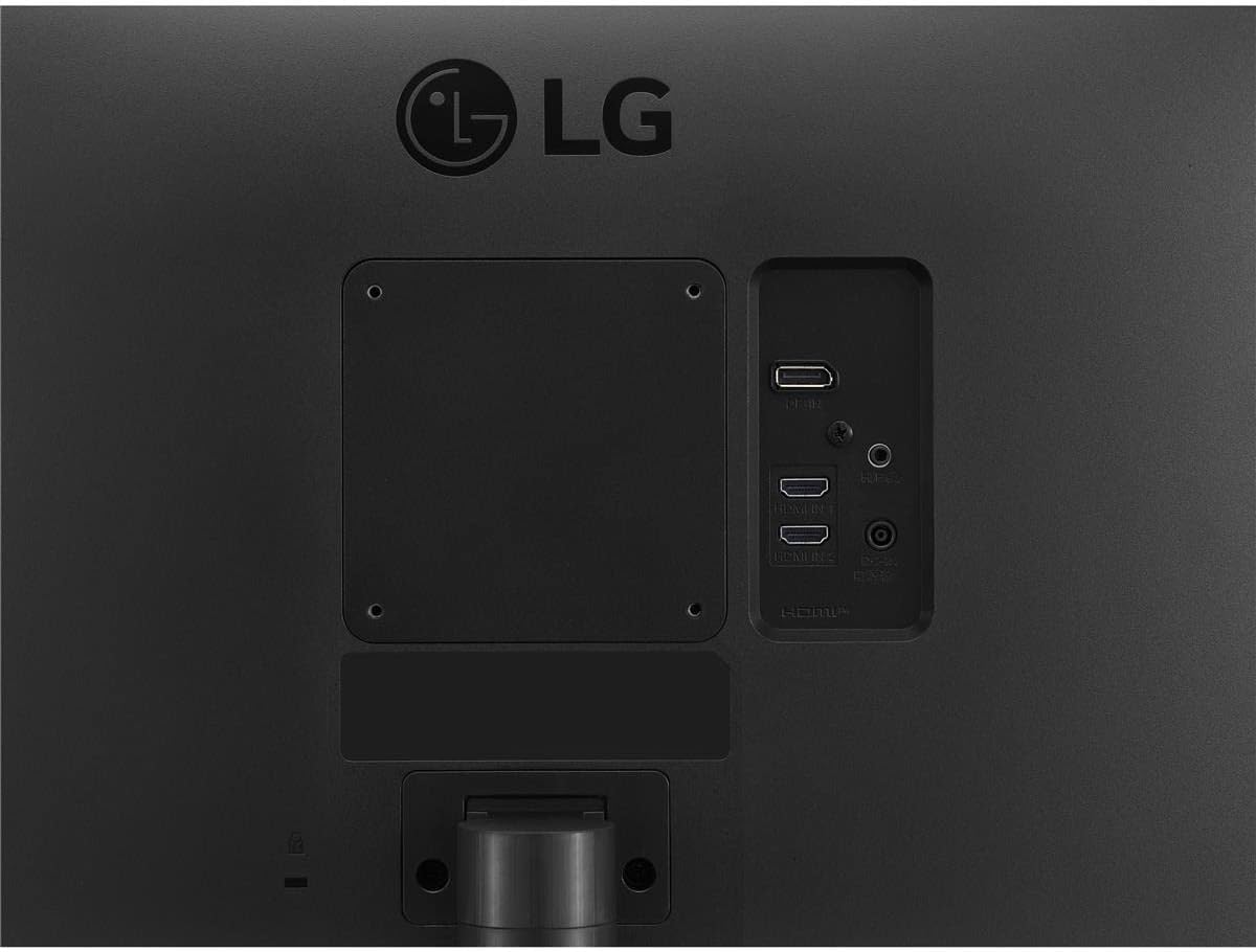 LG 24QP500-B 24” QHD (2560 x 1440) IPS Display, HDR 10, sRGB 99% Color Gamut, AMD FreeSync, Refresh Rate 75Hz, 3-Side Virtually Borderless Design - Black
