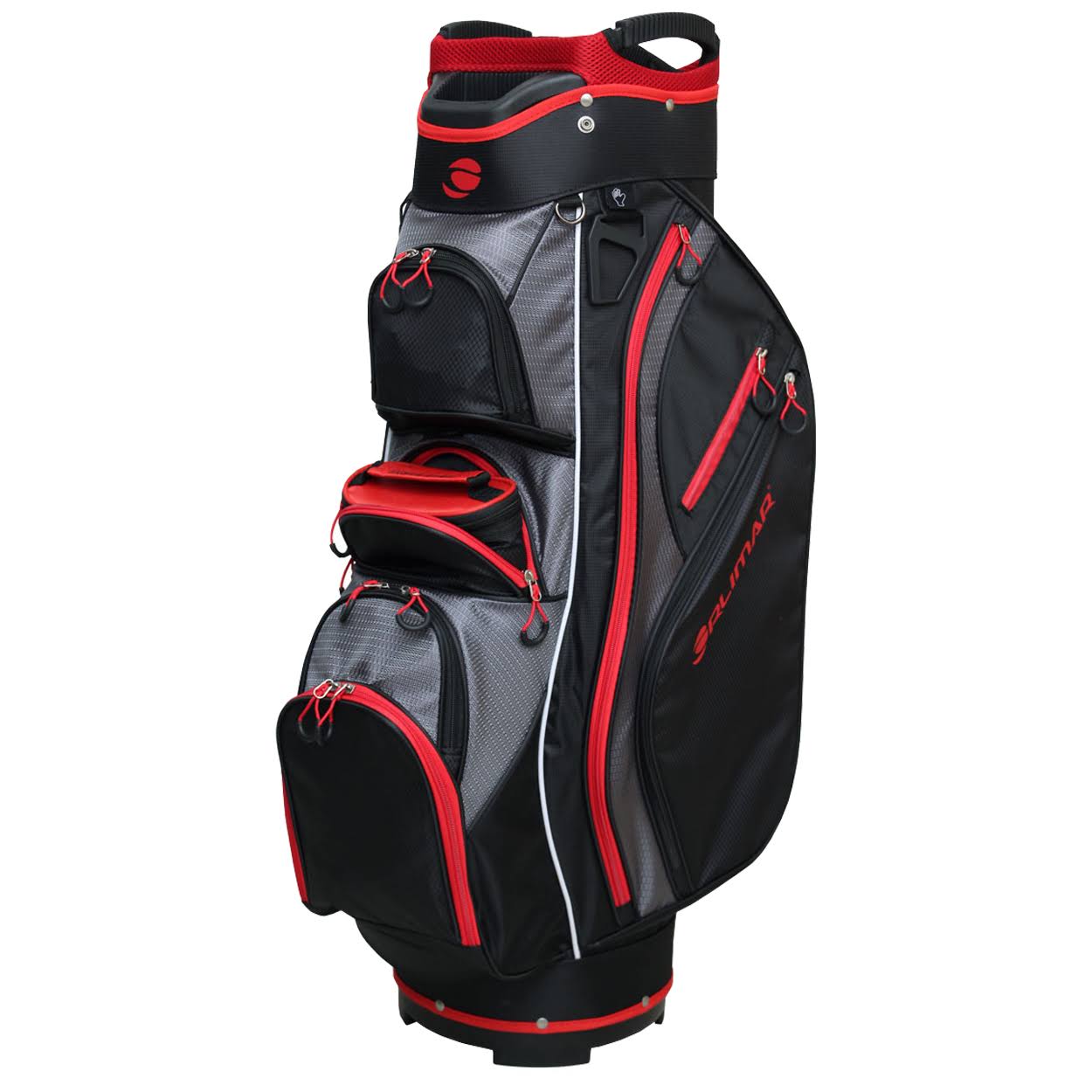 Orlimar Golf CRX Cooler Cart Bag - Black/Red/Charcoal