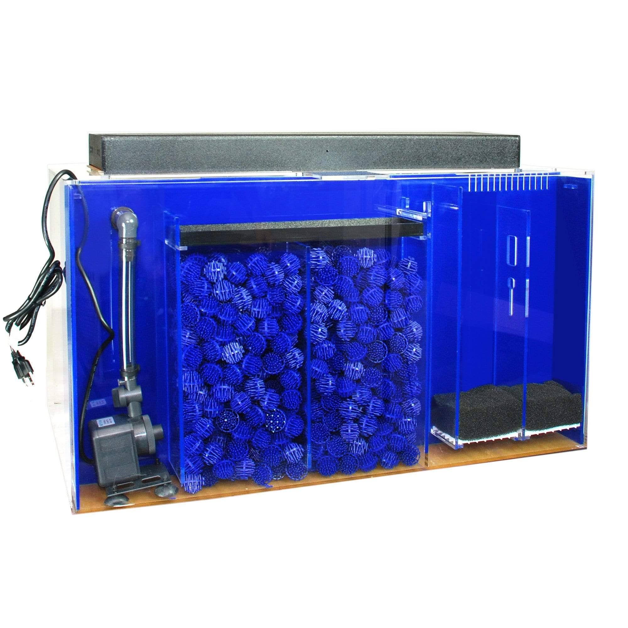 UniQuarium Rectangular Aquarium - 20R-SAPPHIRE BLUE-AAT004-1