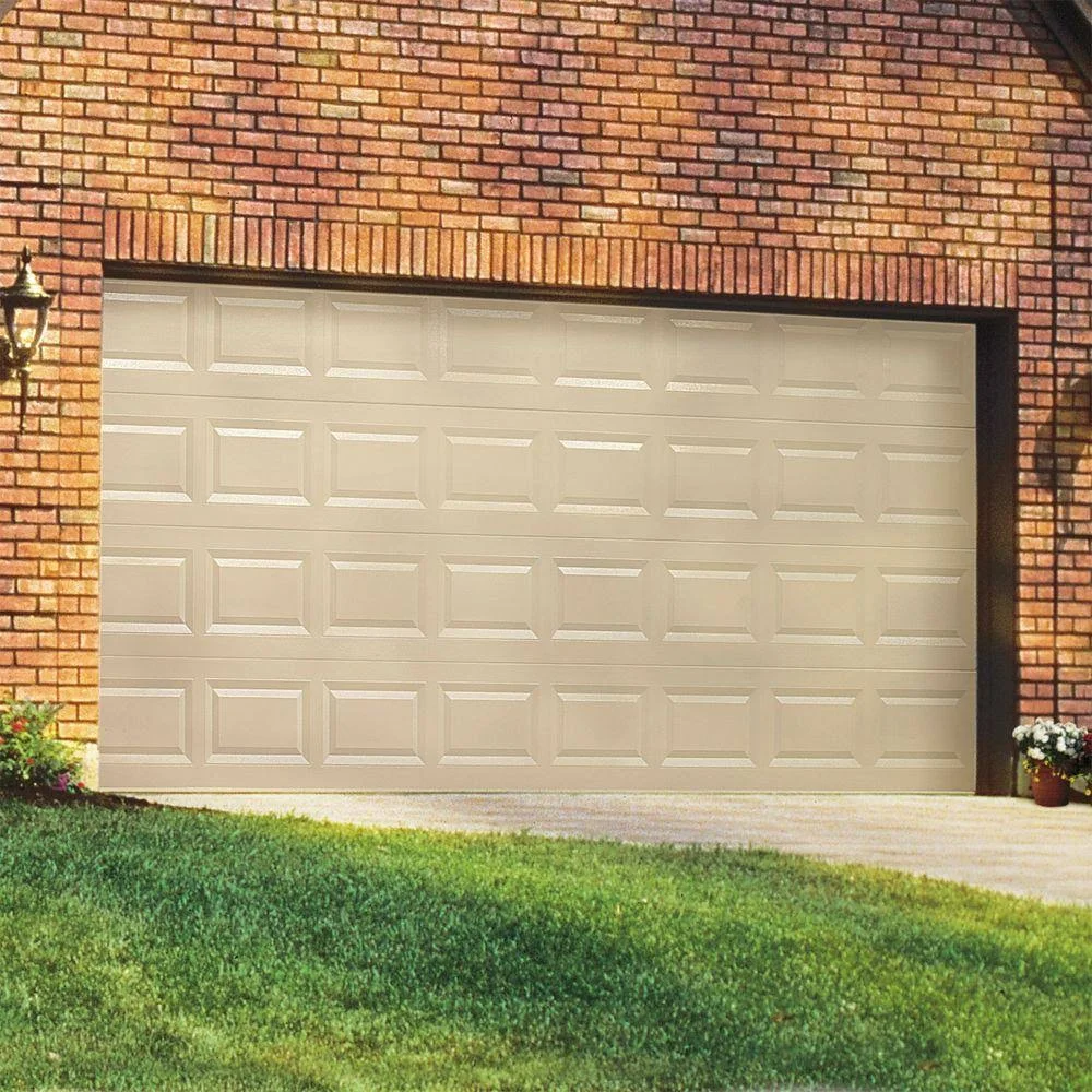 Clopay 111179 Classic Collection 16 ft. x 7 ft. Non-Insulated Solid Almond Garage Door