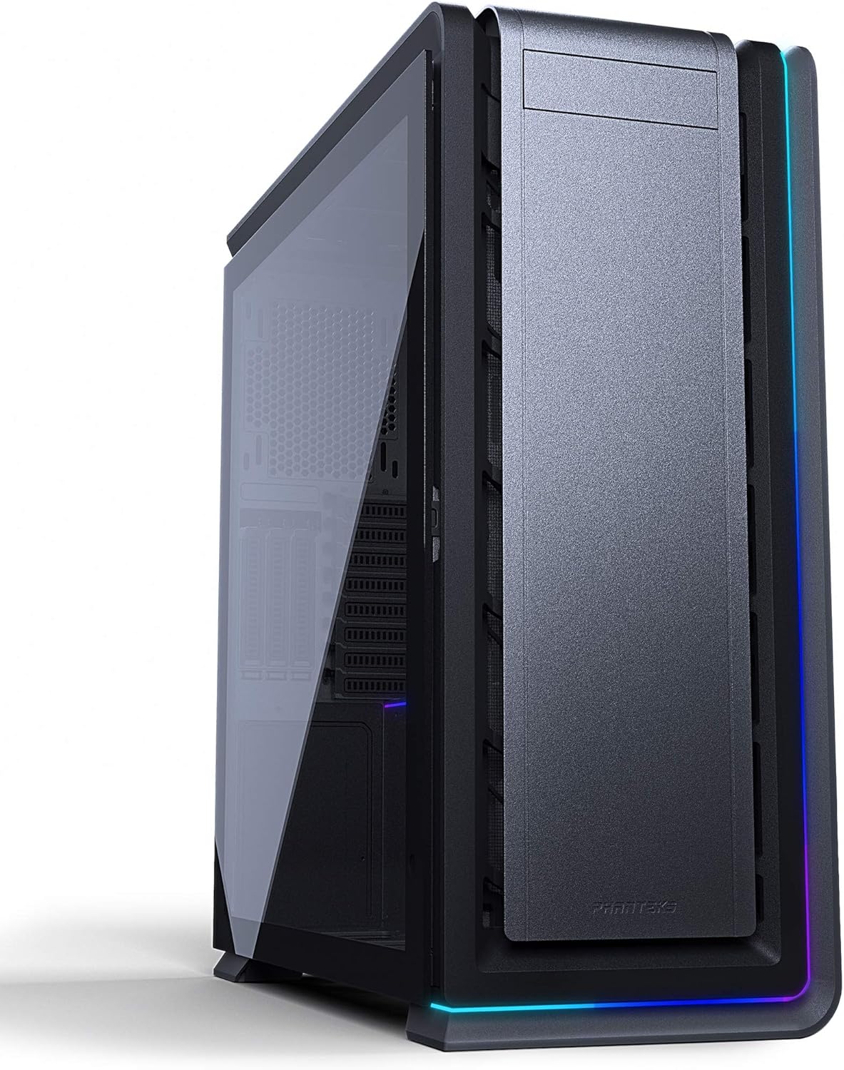 Phanteks Enthoo 719 (PH-ES719LTG_DBK01) High Performance Full Tower Case – Tempered Glass, Aluminum panels, dual system/psu support, massive storage, Fan Hub, Digital-RGB lighting, Black
