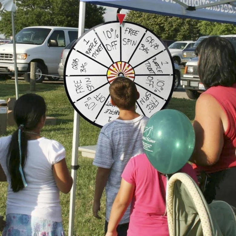 24x22 White Dry Erase Prize Wheel