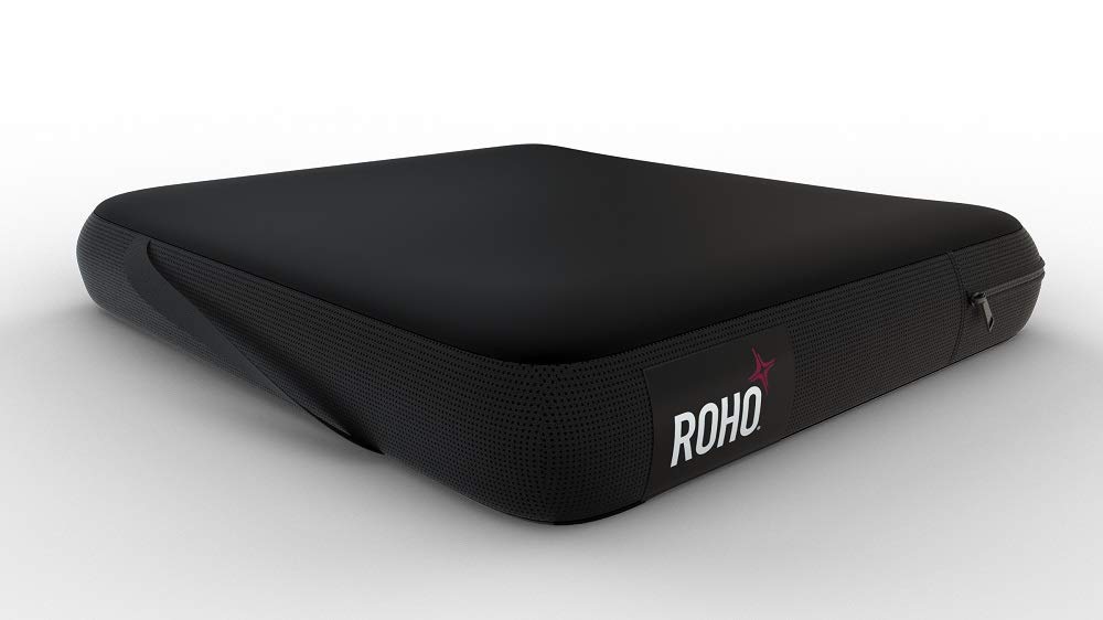ROHO MOSAIC Cushion, Heavy Duty, Inflatable Seat Cushion for Office Chair, Wheelchair, Cars, Home Living, & Back Pain Support, Adjustable Cushion with Stretchable Cover & Non-Skid Bottom, 18 x 18