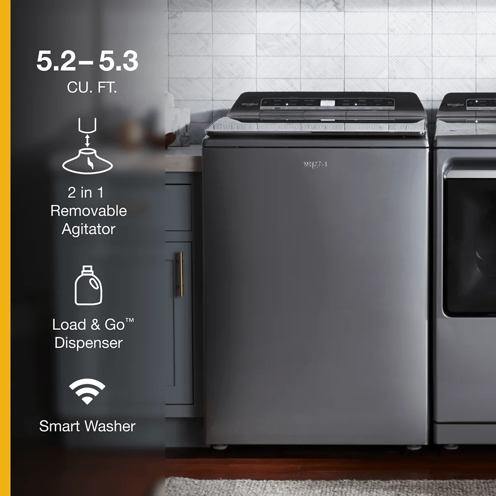 WHIRLPOOL WTW8127LC  TRADITIONAL TOP LOAD WASHER White