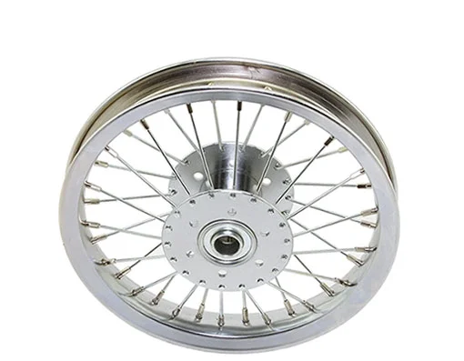 Chrome Trike Conversion Kit for 12 inch Bicycle. Comes with Two 12" Hollow-Hub Wheel 36 Spoke. Tricycle, Trike, three-wheel bike conversion kit