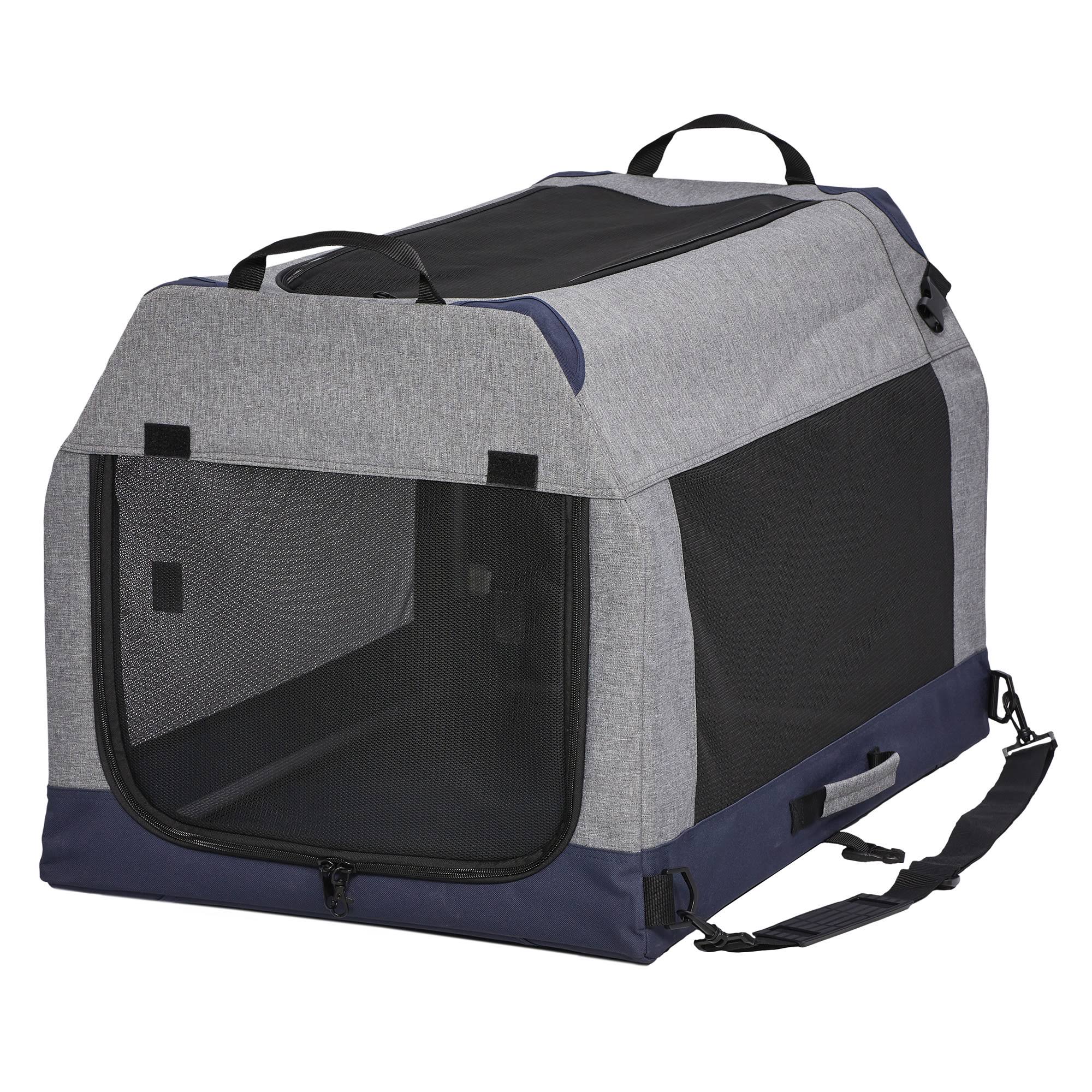 Midwest Canine Camper Dog Tent Crate, Gray, Medium